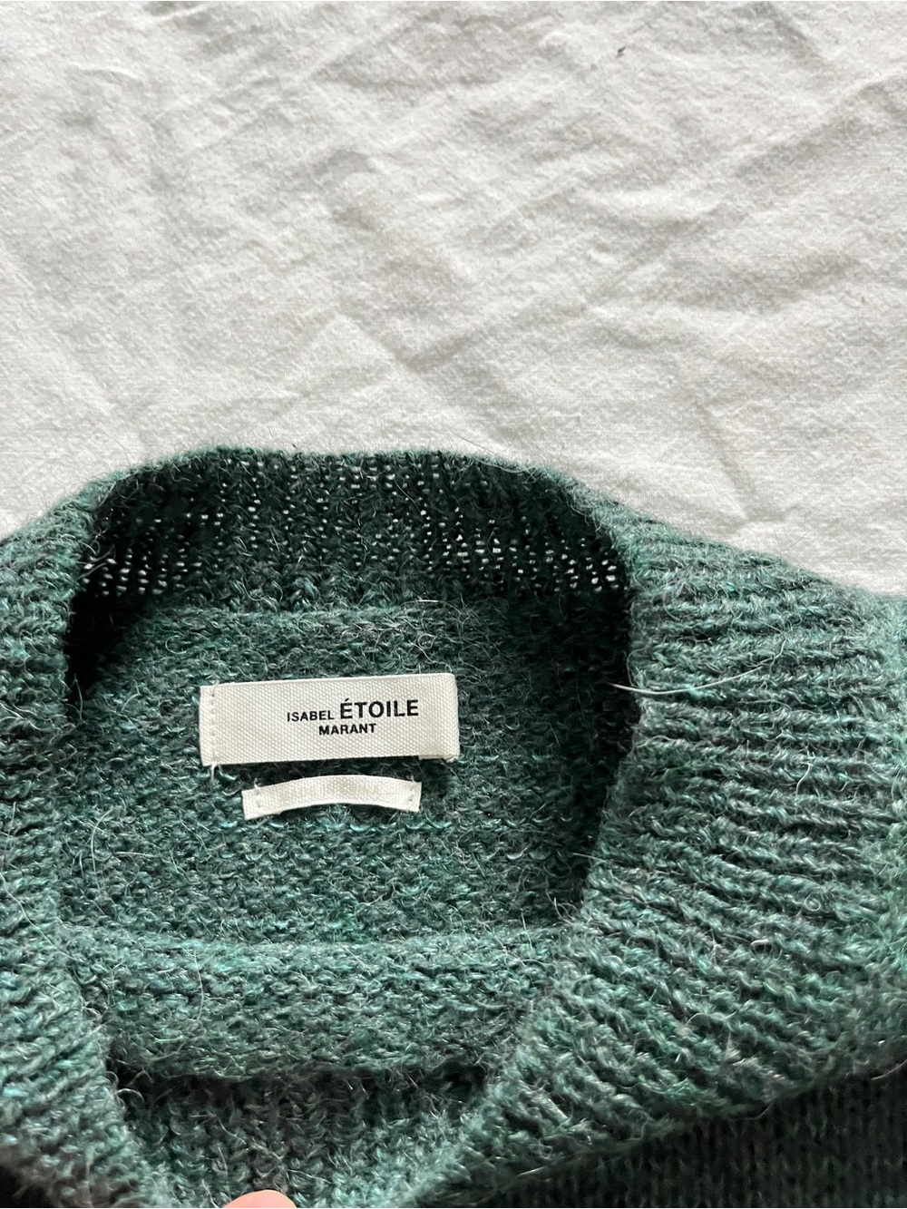 Isabel Marant Étoile Gatliny Alpaca Blend Sweater Green FR 36 / US 4-6 - Picture 2 of 8